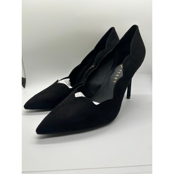 Katy Perry size 10 Black Suede Pumps - Picture 4 of 7